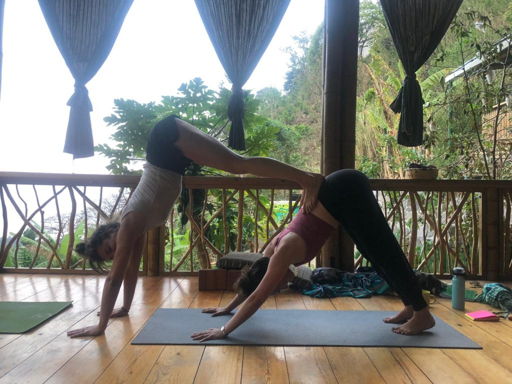 yoga training at our prenatal yoga retreat